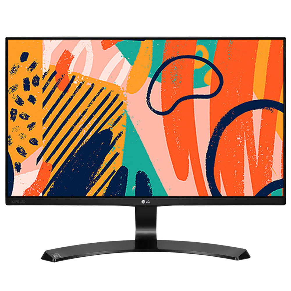 LG 22" (55CM) 22MP68VQ Full HD IPS Monitor LCD (1920 X 1080 Pixels), 3 Side Borderless with VGA, HDMI, DVI, Audio Out Ports - 22MP68VQ - Zapnet.in