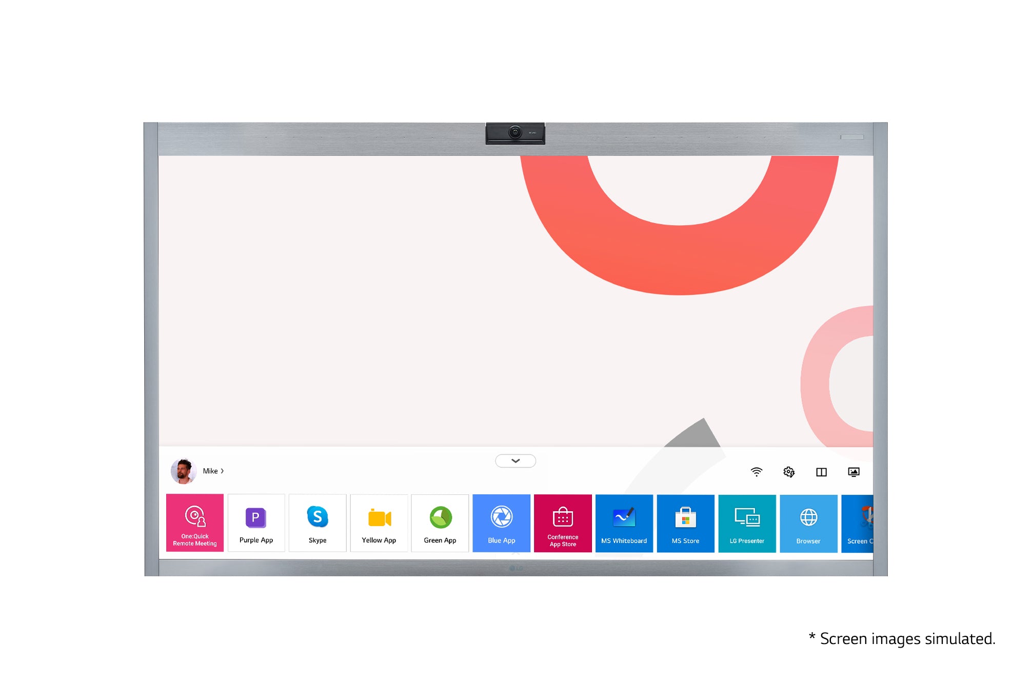 LG One:Quick Works 55" 55CT5WJ-B, All-in-One Video Conferencing Display/TV/Monitor - Zapnet.in