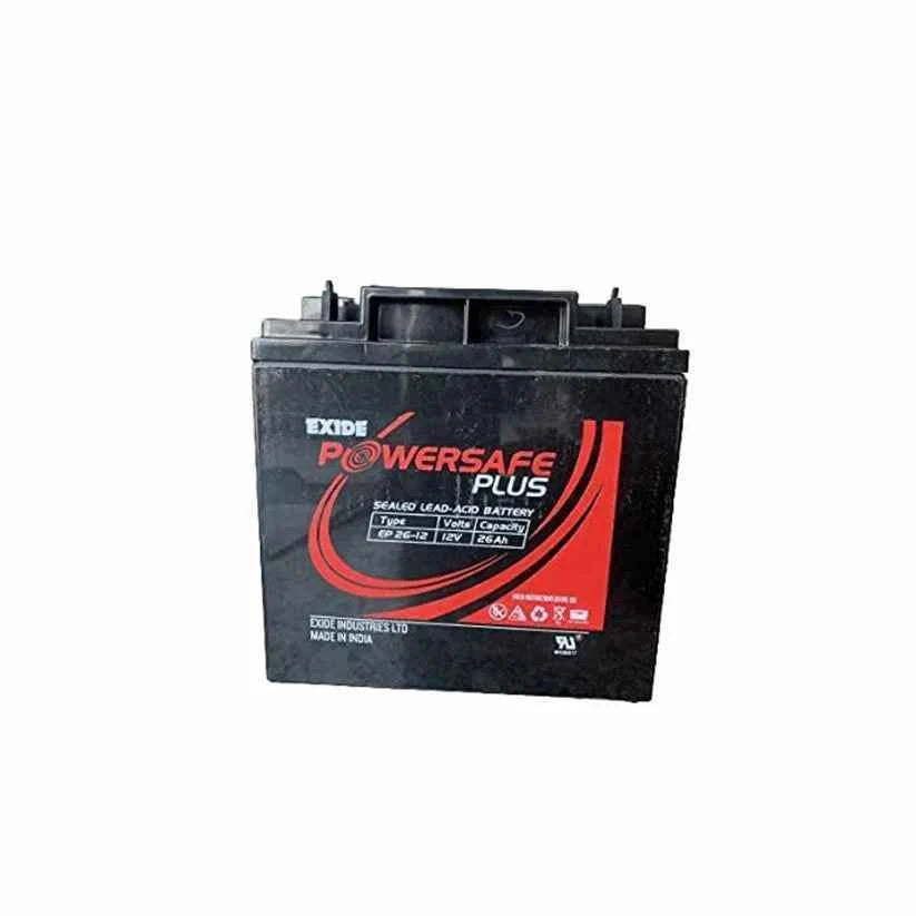 Exide SMF Battery 12V 26Ah for UPS – 2 Year Warranty (FE03-EP26-12N)