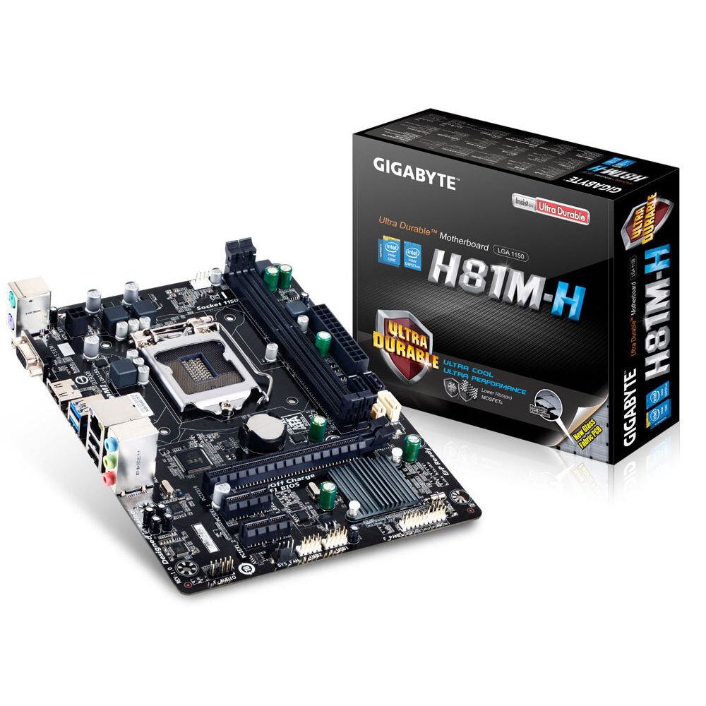 Gigabyte GA-H81M-H (rev. 1.0) DDR3 Motherboard