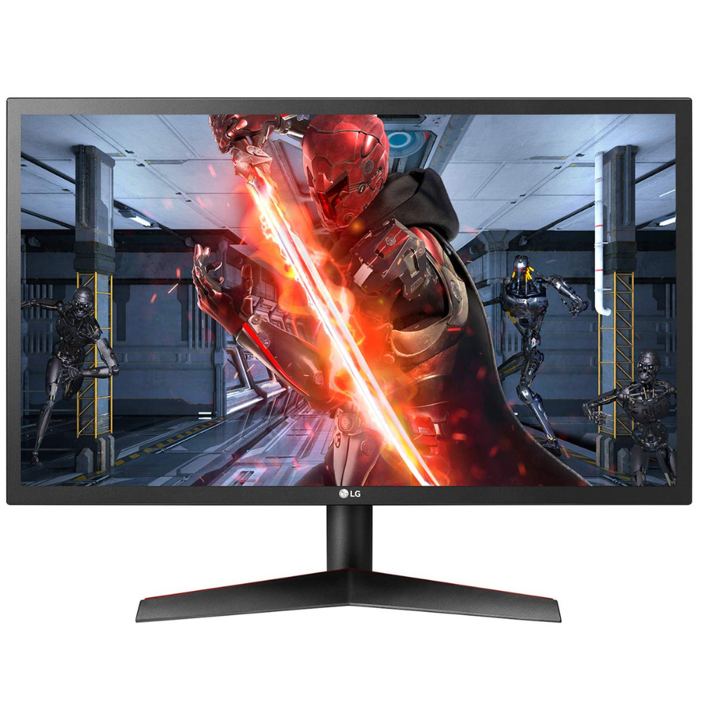 LG Ultragear 24Gl600F 24 Inch (60.96 Cm) Lcd 1920 X 1080 Pixels 144Hz, Native 1Ms Full Hd Gaming Monitor With Radeon Freesync - Tn Panel With Display Port, Hdmi, Headphone Out - Zapnet.in