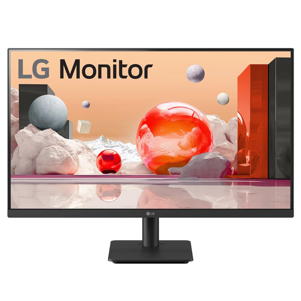 LG 27MS500 27 Inch (68.6cm) IPS FHD Monitor 1920 x 1080, 100Hz, sRGB 99% Typ(CIE1931), Black Stabilizer, Virtual Borderless, Flicker Safe, Reader Mode, OnScreen Control, HDMI, VGA - Zapnet.in