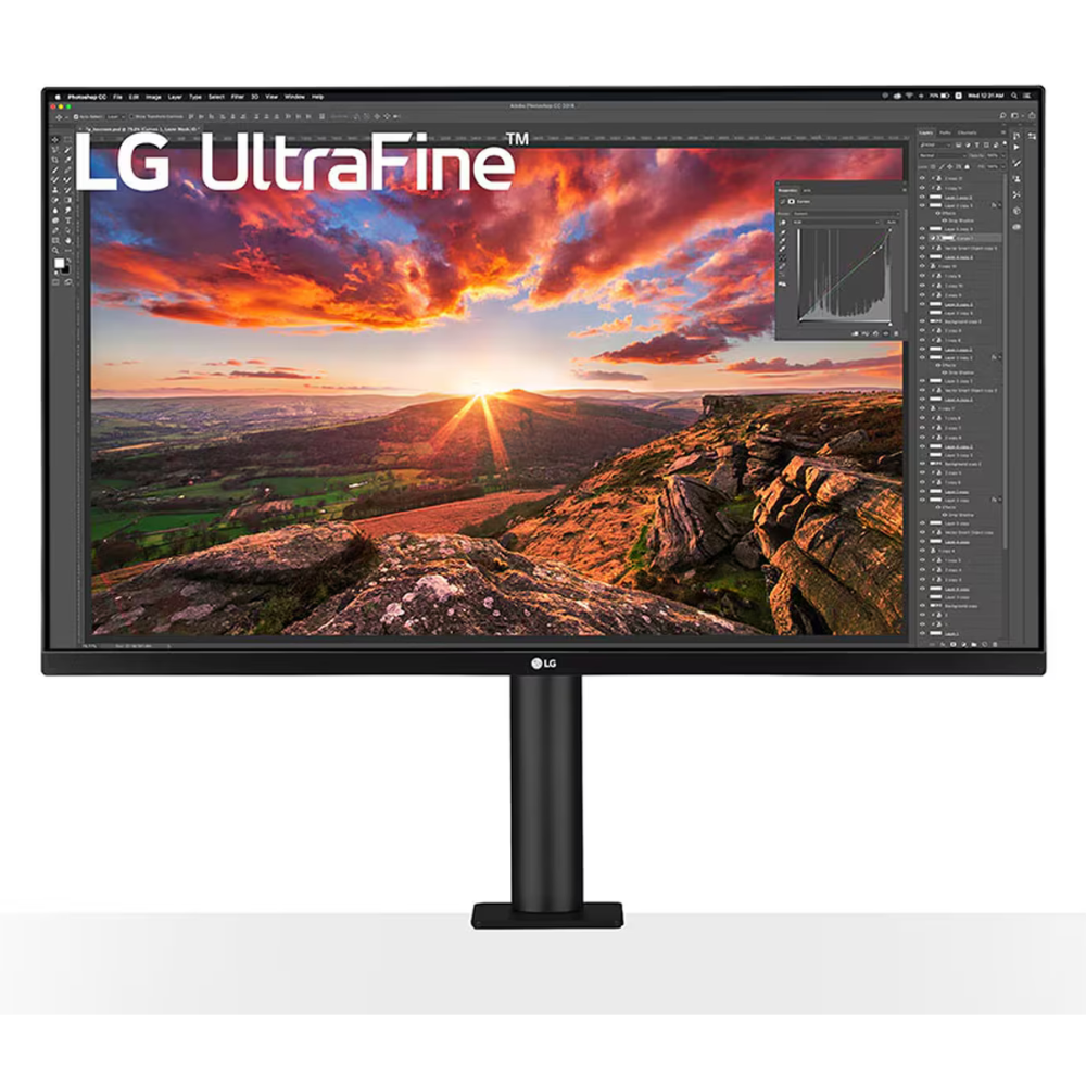 LG 32UN880 32" (81.28cm) 3840x2160 Pixels Ultrafine Display Ergo UHD 4K IPS Display with HDR 10 Compatibility and USB Type-C Connectivity - Zapnet.in