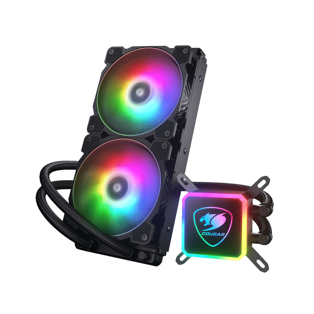 COUGAR Aqua ARGB 360 All-in-One 16.4 Inch RGB Liquid Cooling System for Desktop (COUGAR Aqua ARGB 360) - Zapnet.in