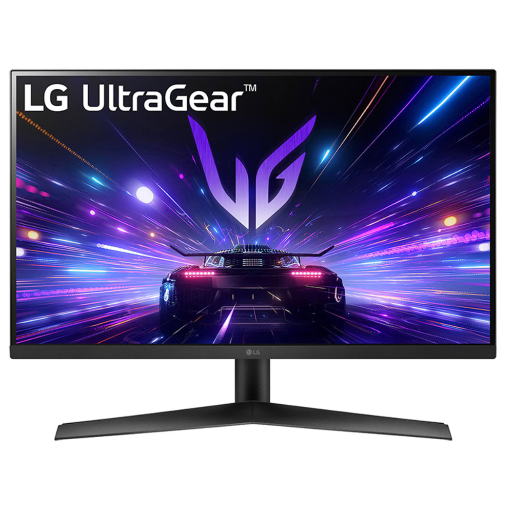 LG 27GS60F 27" Inches Ultragear™ FHD IPS Gaming Monitor, 1ms (GtG), 180Hz, HDR10,FPS Counter, NVIDIA G-SYNC Compatible, AMD FreeSync, HDMI, DP, Headphone Out, virtually Borderless with Tilt - Zapnet.in