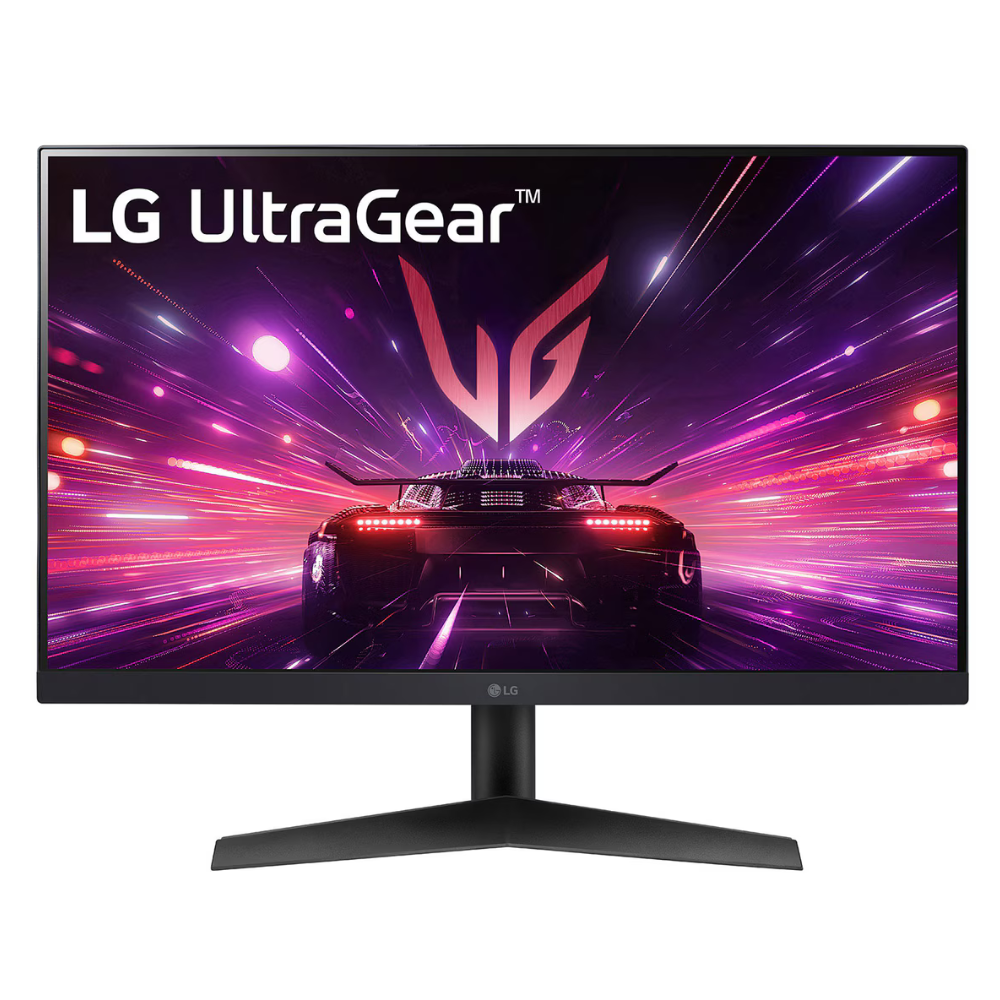 LG 24GS60F 24" Inches Ultragear™ FHD IPS Gaming Monitor, 1ms (GtG), 180Hz, HDR10,FPS Counter, NVIDIA G-SYNC Compatible, AMD FreeSync, HDMI, DP, Headphone Out, virtually Borderless with Tilt - Zapnet.in