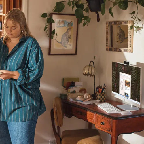 HP cr0345in 27 Inch Full HD IPS Display Intel Core i3 13th Gen Windows 11 Home Desktop (8GB, 512GB SSD, Intel UHD) - Zapnet.in