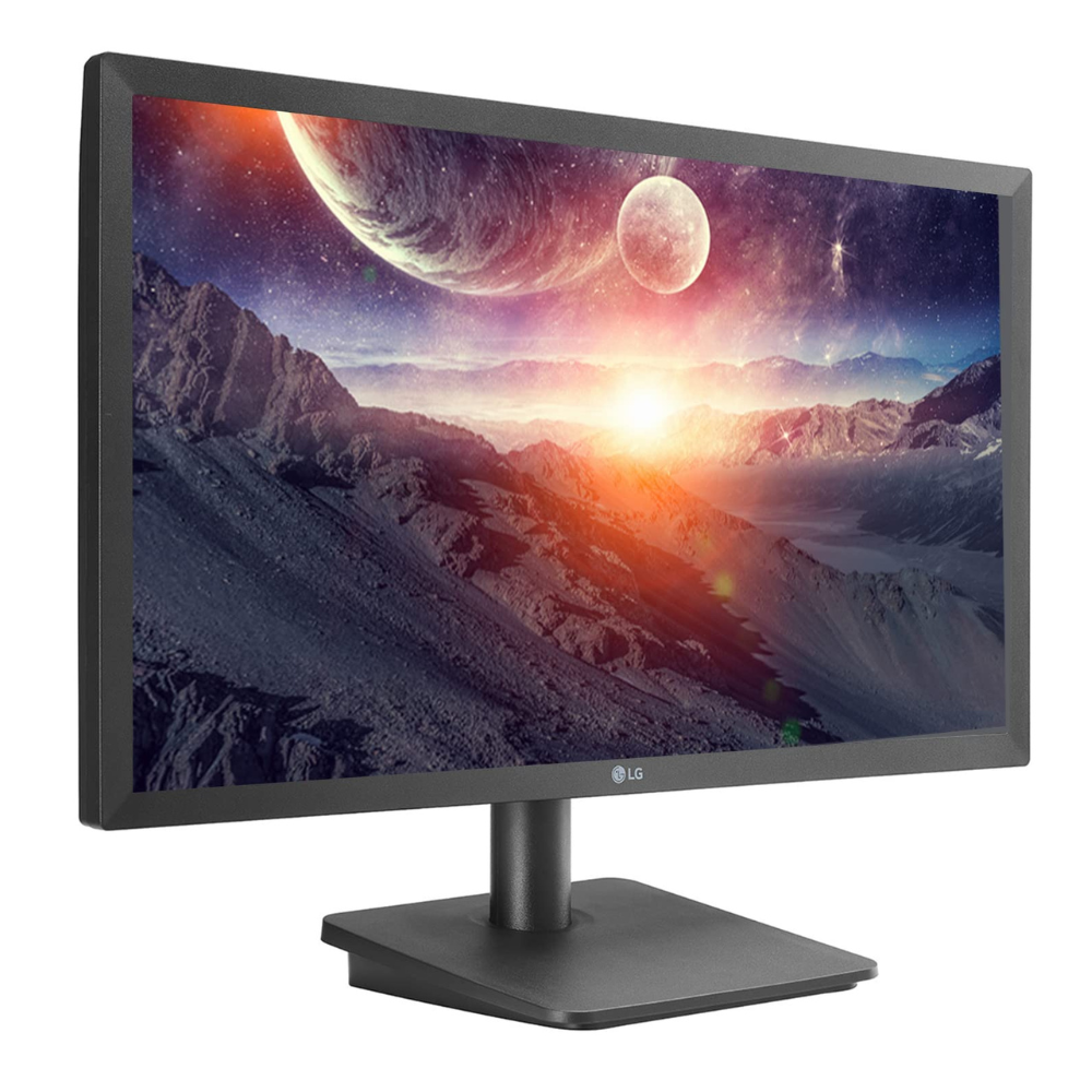 LG 22MP410- W Full HD 21.5 Inches (54.5 cm) 1920 X 1080 Pixels, Wide Angle VA LCD Monitor - AMD Freesync, 75 Hz, with VGA, HDMI, Audio Out Ports - Zapnet.in