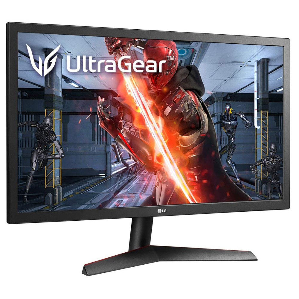 LG Ultragear 24Gl600F 24 Inch (60.96 Cm) Lcd 1920 X 1080 Pixels 144Hz, Native 1Ms Full Hd Gaming Monitor With Radeon Freesync - Tn Panel With Display Port, Hdmi, Headphone Out - Zapnet.in