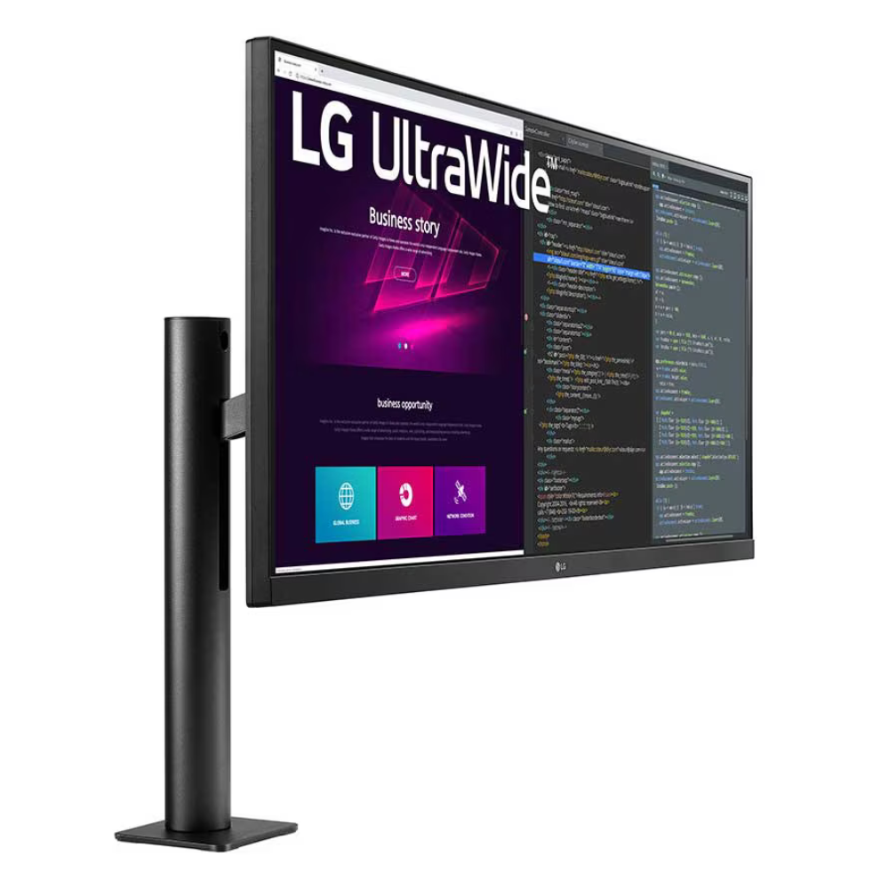 LG Ultrawide - 34Wn780, 34 Inch (86.72 Cm) - Ergo Stand, Qhd 3440 X 1440 Pixels IPS (Srgb 99%) HDR 10, USB Hub (2 Up 1 Down) Hdmi X 2, Display Port, Inbuilt Speaker (14W X 2) - Zapnet.in