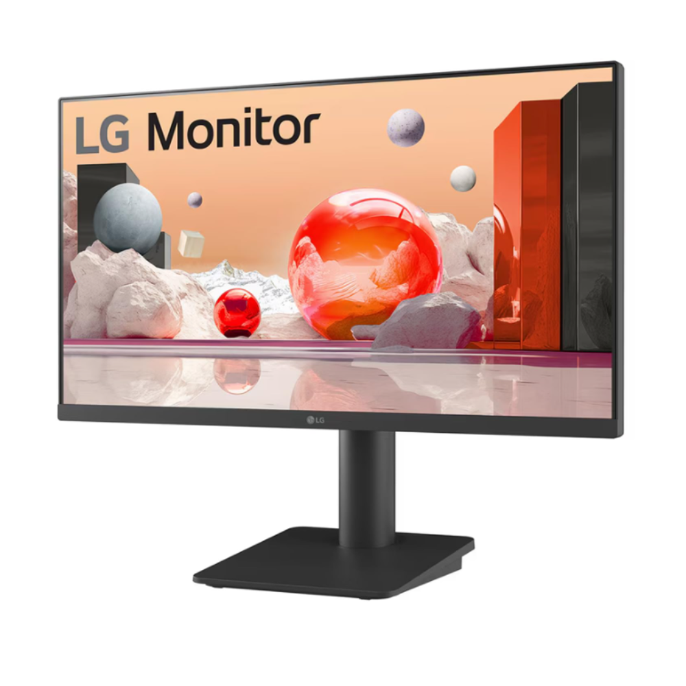 LG 25MS500 24.5 Inch, IPS FHD Monitor 1920 x 1080, 100Hz, NTSC 72%(CIE1931), Black Stabilizer, Virtual Borderless, Flicker Safe, Reader Mode, OnScreen Control,Tilt, HDMI X 2, Headphone Out - Zapnet.in