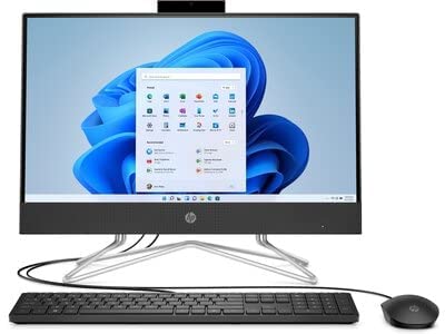 HP AIO Intel Celeron J4025-54.6cm(21.5 inch) FHD,VA, 3-Sided Micro-Edge, Anti-Glare/4GB RAM/1TB HDD/Wired Keyboard & Mouse/Dual Speakers/Windows 11/Intel UHD Graphics/MSO 2021/5.7Kg, 22-dd2342in,White - Zapnet.in