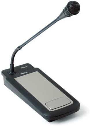 Bosch LBB1950/10 Plena Table-Top Microphone, Gray, 2m Cable Length - Zapnet.in