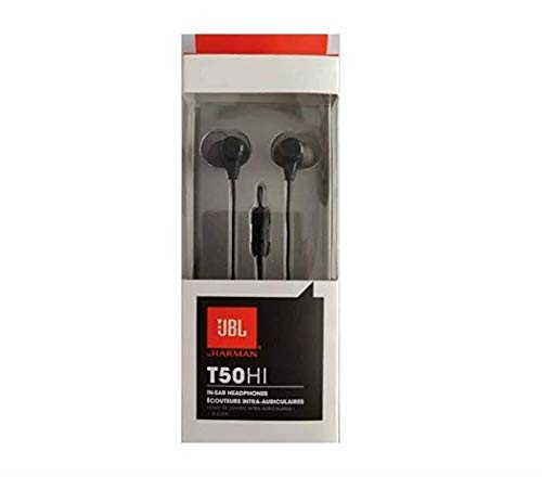 JBL T50HI Wired Headphone (Black) - Zapnet.in