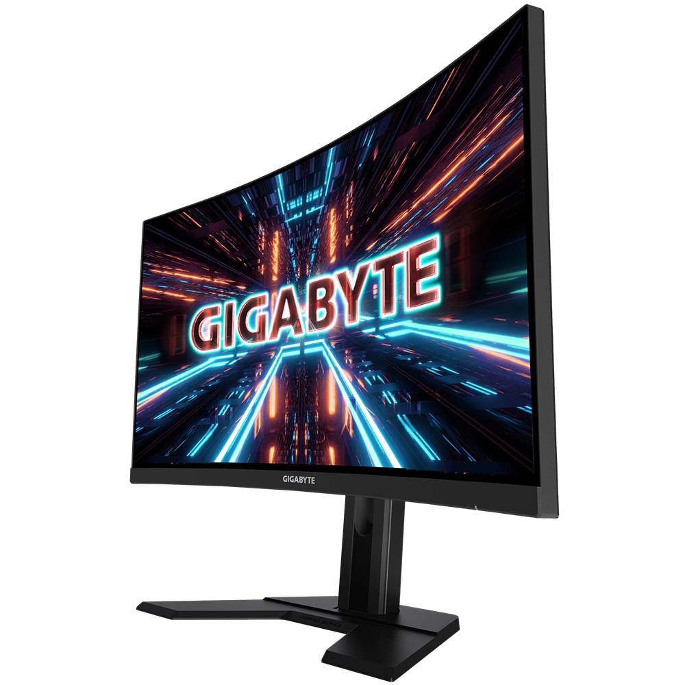 GIGABYTE G27QC A Gaming LED Monitor, 27" Curved, 165Hz, Qhd, 88% Dci-P3 / 132% Srgb,HDR Ready, Black - Zapnet.in