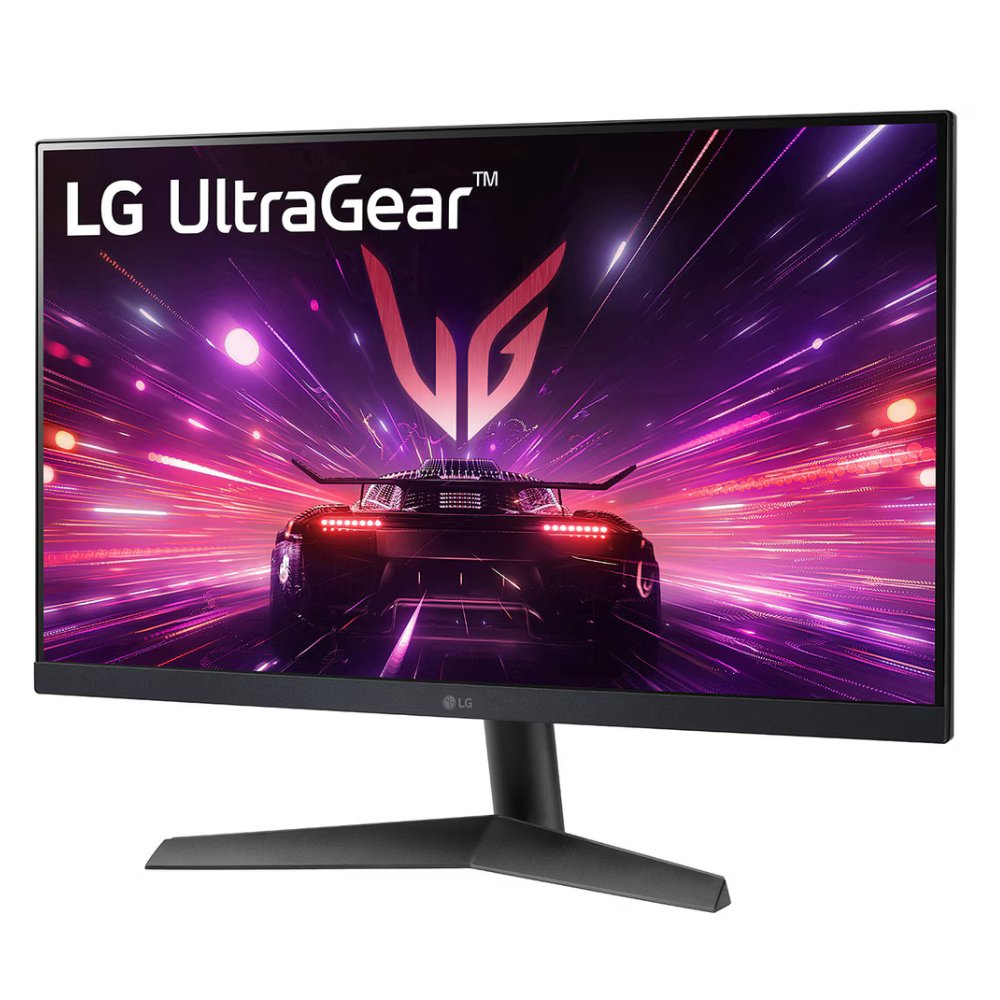 LG 24GS60F 24" Inches Ultragear™ FHD IPS Gaming Monitor, 1ms (GtG), 180Hz, HDR10,FPS Counter, NVIDIA G-SYNC Compatible, AMD FreeSync, HDMI, DP, Headphone Out, virtually Borderless with Tilt - Zapnet.in