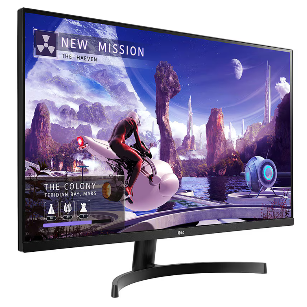 LG 32Qn600 32 Inches (80 Cm) Qhd 2K LCD 2560 X 1440 Pixels IPS Display 3 Side Borderless - HDR 10, Srgb 99%, AMD Free Sync - Dual Hdmi, Display Port - Zapnet.in