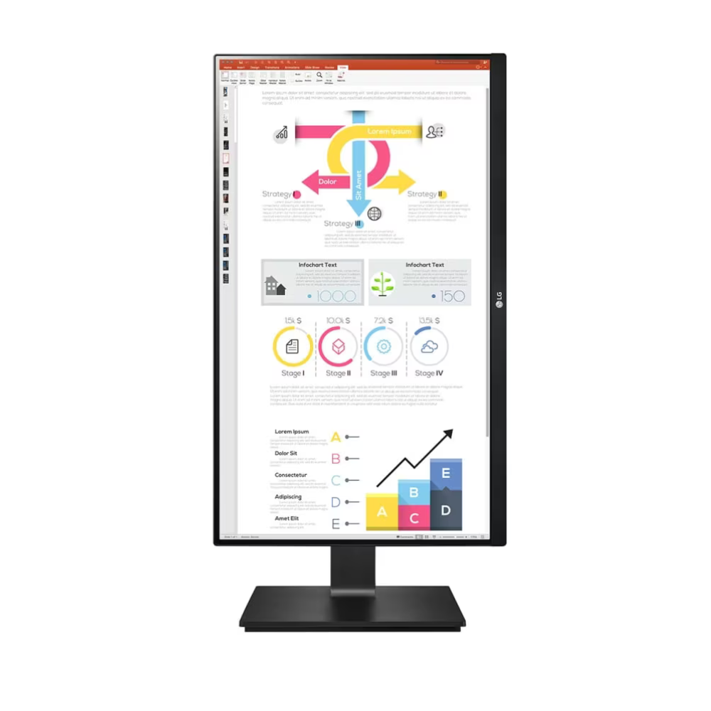 LG 24QP750 24 inch (60.45 cm) QHD (2K) Monitor - 2560x1440 Pixels, IPS-sRGB 99%, Height Adjust, Pivot (2Way), Swivel, Tilt, USB-C (65W PD) Display Port, HDMI - Zapnet.in