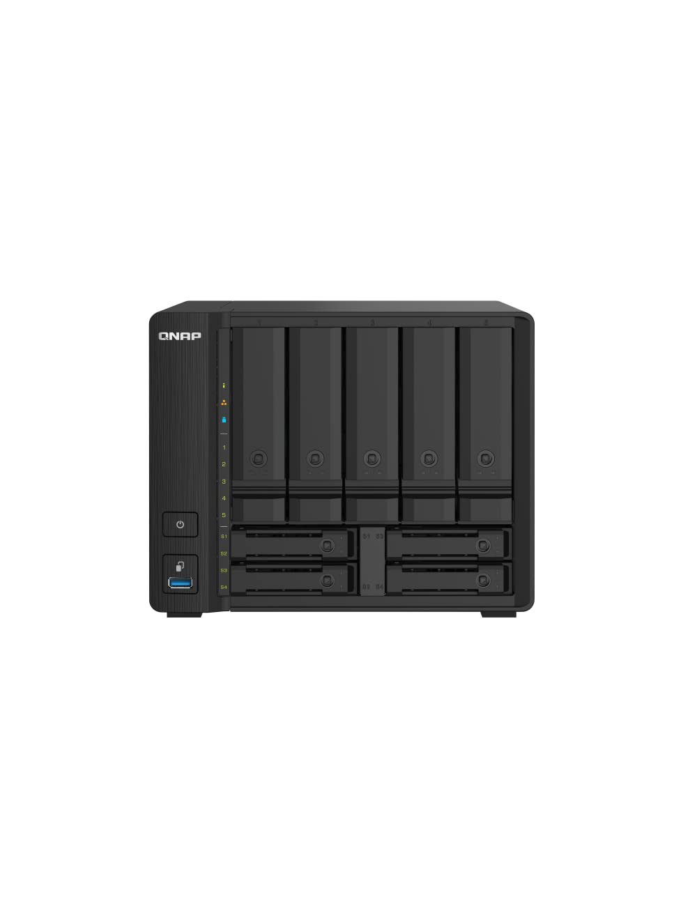QNAP TS-832PX-4G 8 Bay Quad-core 1.7GHz, High-Capacity NAS with 10GbE SFP+ and 2.5GbE, Supports PCIe Expansion for M.2 SSDs to Accelerate Applications
