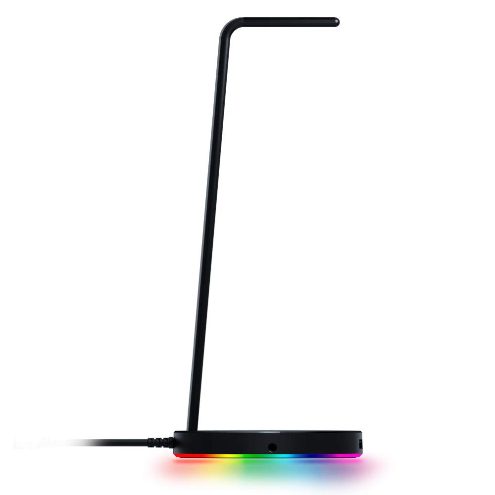 Razer Base Station V2 Chroma, USB Hub with 7.1 Surround Sound, Non-Slip Base, Razer Chroma RGB - Black - RC21-01510100-R3M1