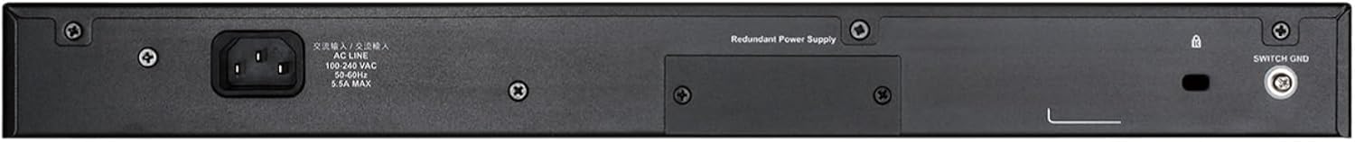 D-Link 52-Port Gigabit Stackable Smart Managed PoE+ Switch with 10G Uplinks | 48 PoE+ (740W) + 4 10GbE SFP+ Ports| L2+/L3 Lite |VLANs |Web Managed |Surveillance Mode | NDAA Compliant (DGS-1510-52XMP)
