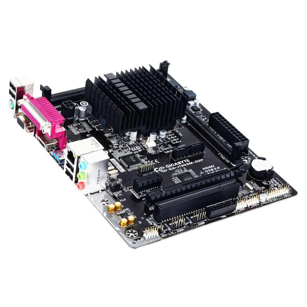 GIGABYTE GA-J1800M-D3P Micro ATX Motherboard
