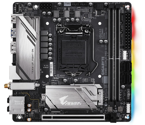 GIGABYTE Z390 AORUS PRO WiFi (Intel LGA1151/Z390/ATX/2xM.2 Thermal Guard/Onboard AC Wi-Fi/RGB Fusion/Motherboard), DDR4