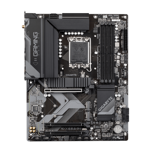 GIGABYTE B760 Gaming X AX DDR4 (LGA 1700/ Intel/ B760/ ATX/ DDR4/ Triple M.2/ PCIe 4.0/ Front USB 3.2 Gen2X2 Type-C/WiFi 6E/ 2.5GbE LAN/Q-Flash Plus/PCIe EZ-Latch/Gaming Motherboard)