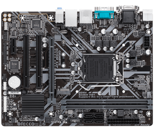 GIGABYTE H310M S2P (LGA1151/Intel/H310/Micro ATX/Ultra Durable/8118 Gaming LAN/DDR4/HDMI 1.4/M.2/DVI-D/Motherboard)