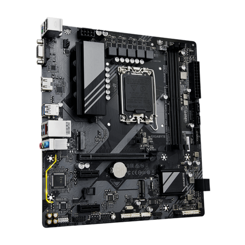 GIGABYTE Intel B760M D2H Motherboard with 6+2+1 Phases Digital VRM Solution Intel® Socket LGA 1700:Support 13th and 12th Gen Series Processors Dual Channel DDR5:2*DIMMs XMP Memory Module Support - Zapnet.in