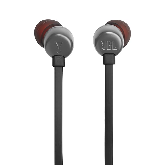 JBL Tune 310C Wired in Ear Type C Headphones, Hi-Res Audio with Digital-to-Analog Converter, 3-Button EQ Preset Remote with Microphone, Tangle-Free Flat Cable, Compatible with USB-C Devices (Black) - Zapnet.in