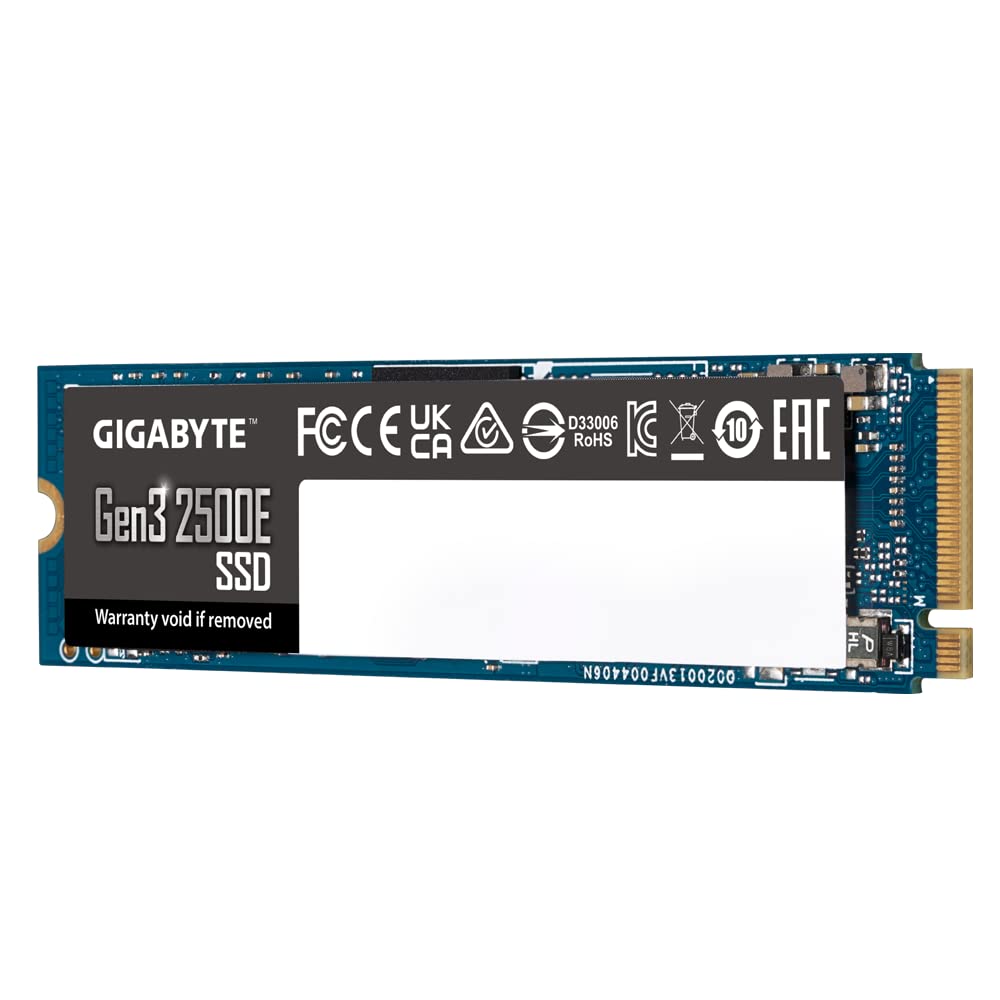 GIGABYTE Gen3 NVMe 2500E 1TB M.2 2280 PCIe Internal Solid State Drive (G325E1TB)