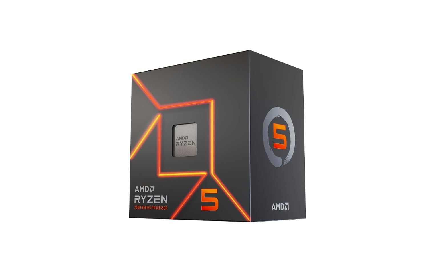 AMD Ryzen 5 7500F Desktop Processor 6 cores 12 Threads 32 MB Cache 3.7 GHz Upto 5 GHz AM5 Socket (100-100000597BOX)