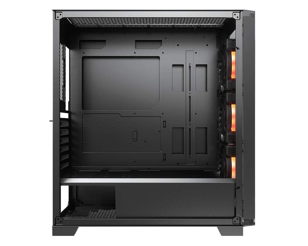 COUGAR DarkBlader X5 RGB: Distinctive RGB Mid-Tower Case with Superior Airflow, Translucent Black (Dark BLADER X5 RGB)