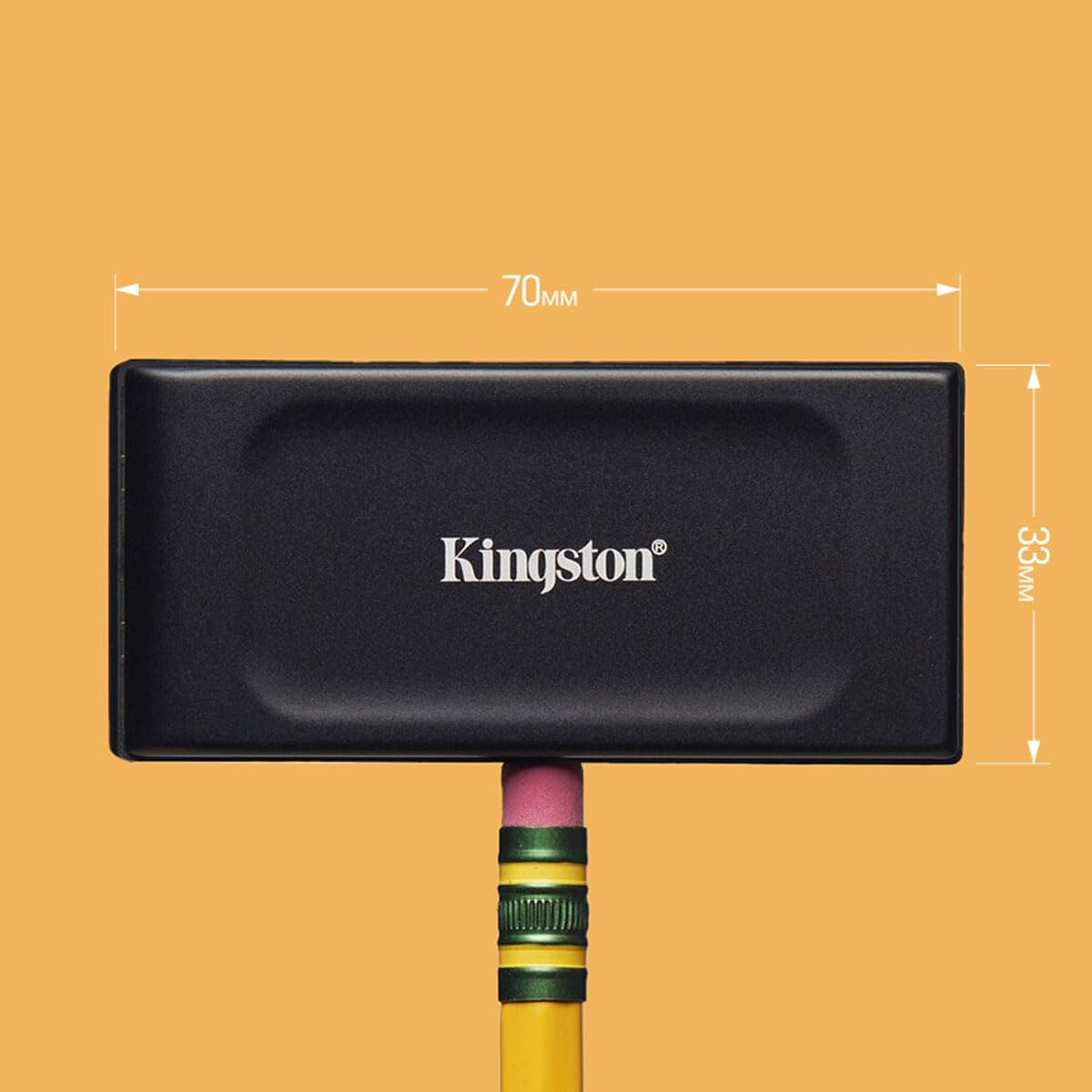 Kingston XS1000 1TB SSD | Pocket-Sized | USB 3.2 Gen 2 | External Solid State Drive | Up to 1050MB/s | SXS1000/1000G