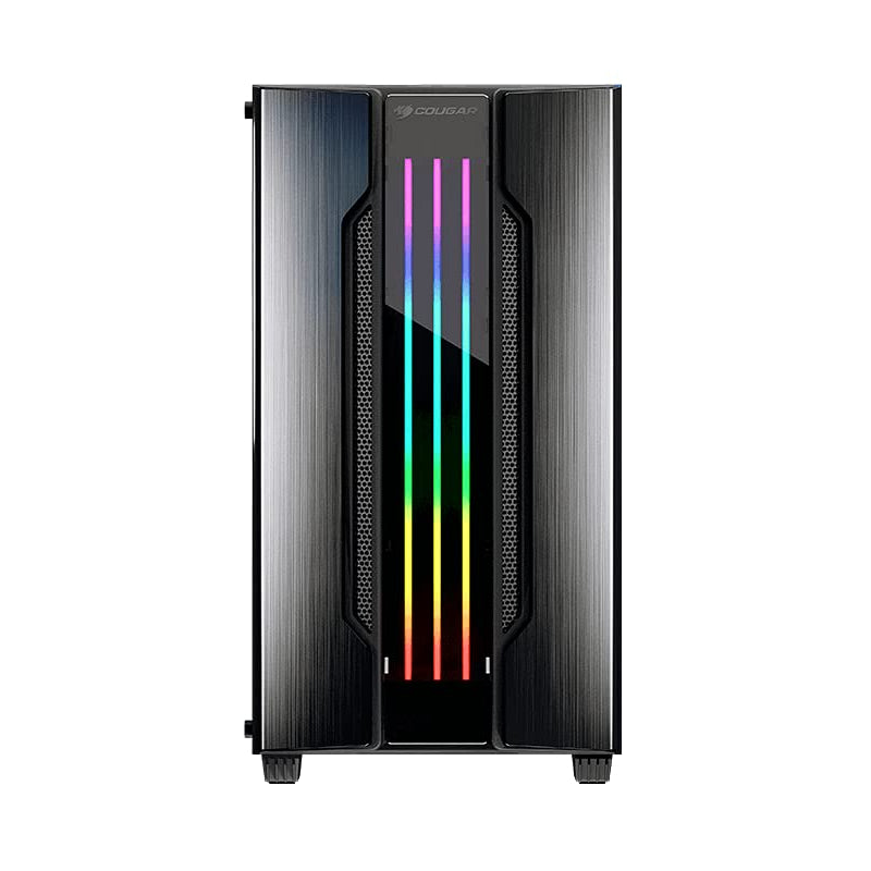 Cougar Gemini M Mini Tower Gaming Case with Addressable RGB and Dynamic Lighting Effects (Iron-Gray)