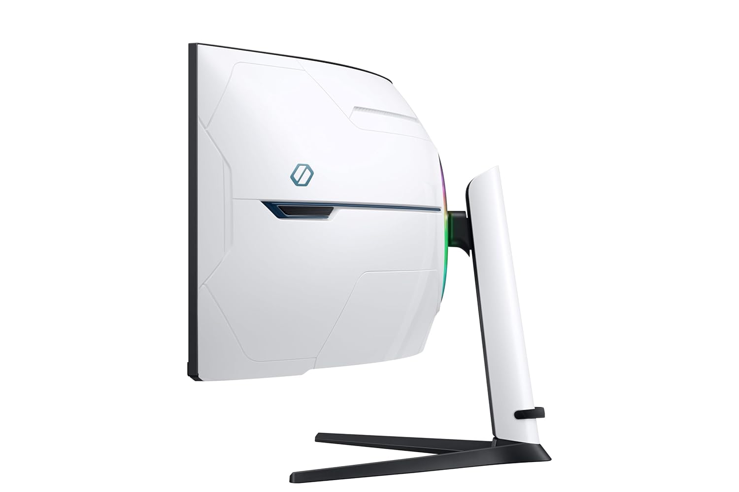 Samsung 49-inch (124.4cm) Odyssey OLED G9 Dual QHD, 5120 x 1440, 240Hz, 0.03ms Curved Gaming Monitor, USB Hub, HAS, Neo Quantum Processor, Smart TV, AMD FreeSync Premium Pro (LS49CG950SWXXL,Black)