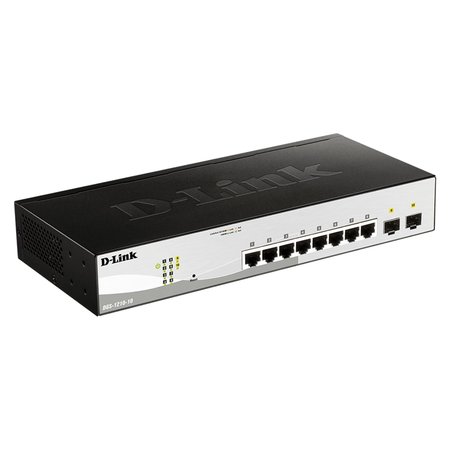 D-Link Business DGS-1210-10 10-Port Gigabit Web Smart Switch Including 2 Gigabit SFP Ports