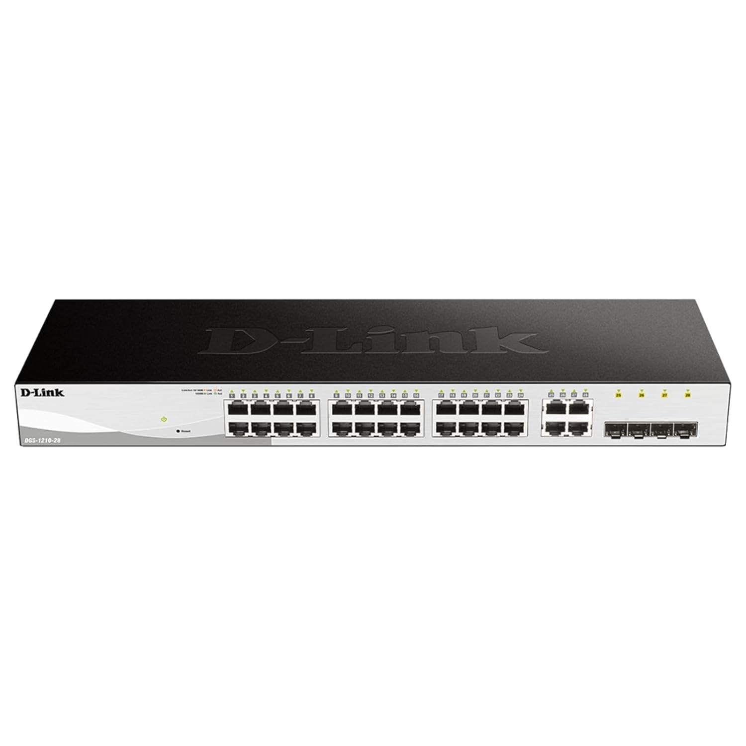D-Link Systems 28-Port Gigabit Web Smart Switch including 4 Gigabit SFP Ports (DGS-1210-28)