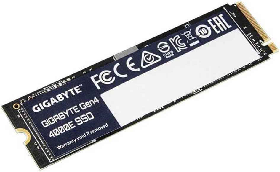 Gigabyte 1TB M.2 Solid State Drive Gen4 4000E (PCIe Gen 4.0 x4/NVMe 1.4)