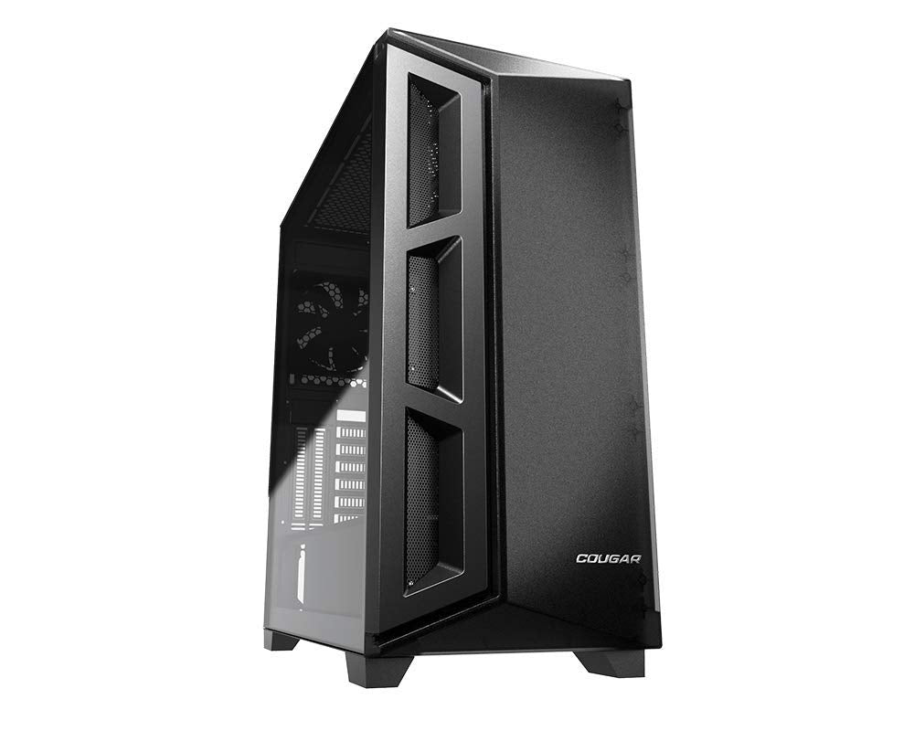 COUGAR DarkBlader X5 RGB: Distinctive RGB Mid-Tower Case with Superior Airflow, Translucent Black (Dark BLADER X5 RGB)