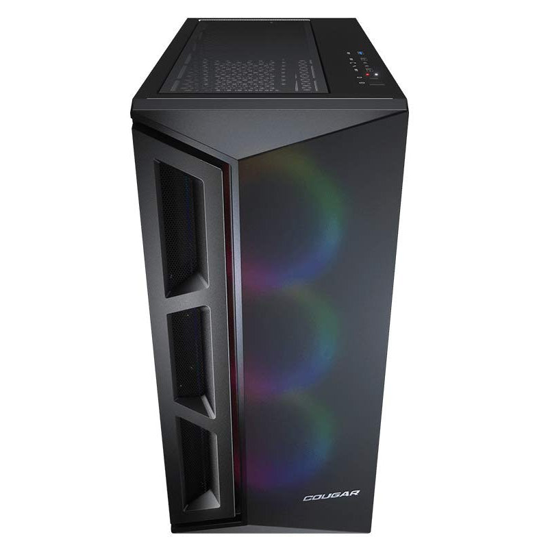 COUGAR DarkBlader X5 RGB: Distinctive RGB Mid-Tower Case with Superior Airflow, Translucent Black (Dark BLADER X5 RGB)