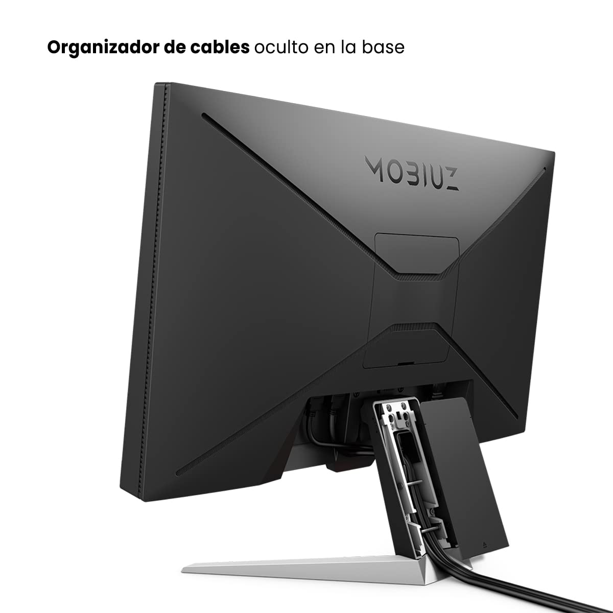 BenQ MOBIUZ EX240N 24" VA Panel Full HD HDR Gaming Monitor| 165Hz| 1ms MPRT| FreeSync Premium| treVolo Speakers (2.5W x 2)| Bezel Less| Light Tuner| Color Vibrance| Black Equalizer| HDMI| DP (Gray)