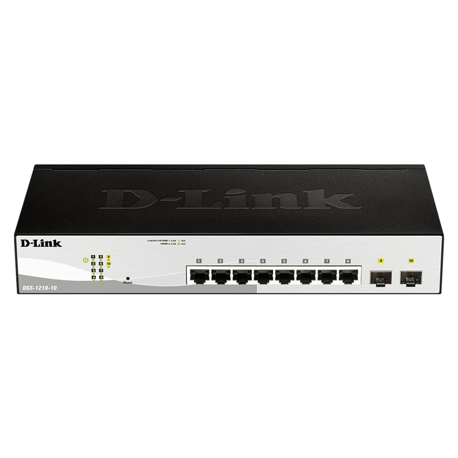 D-Link Business DGS-1210-10 10-Port Gigabit Web Smart Switch Including 2 Gigabit SFP Ports