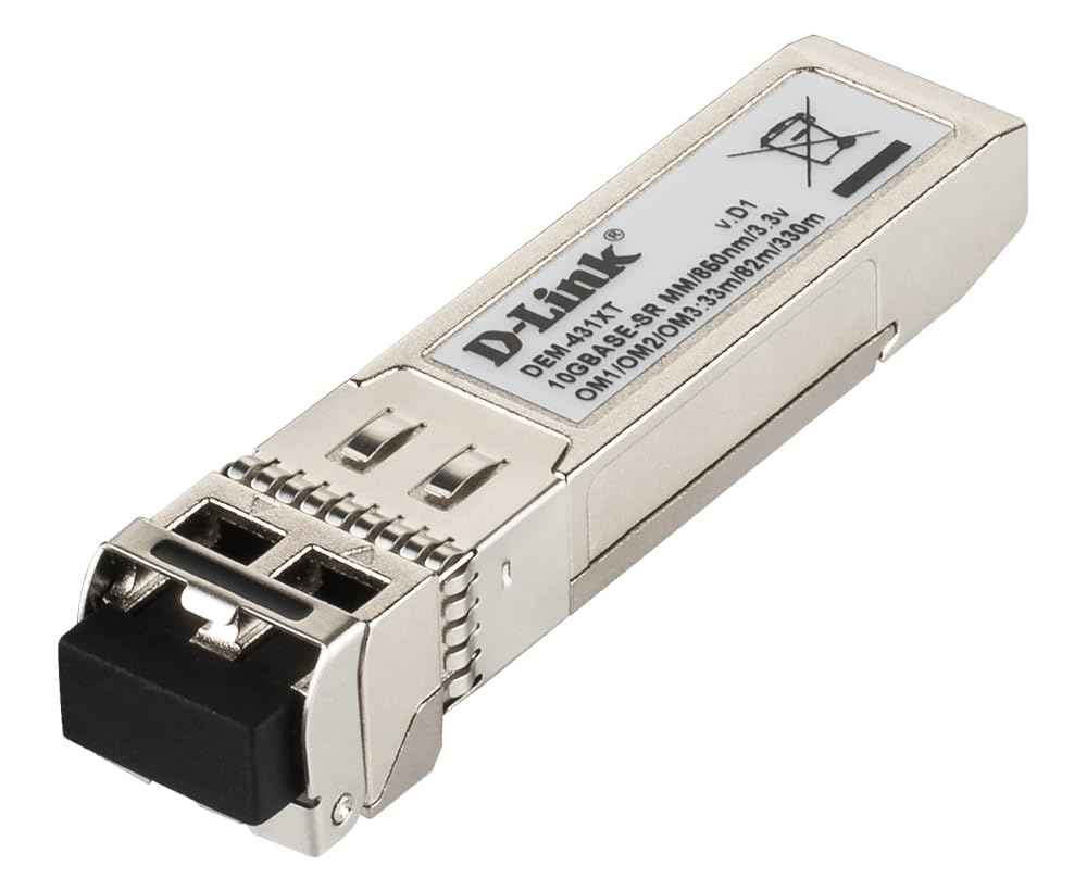 D-Link DEM-431XT 10GBASE-SR SFP+ Multi-Mode Transceiver SFP Module (300m)