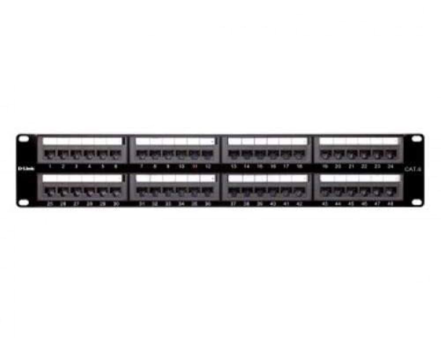 D-Link NPP-C61BLK481 Patch Panel Cat 6,48 Port Black