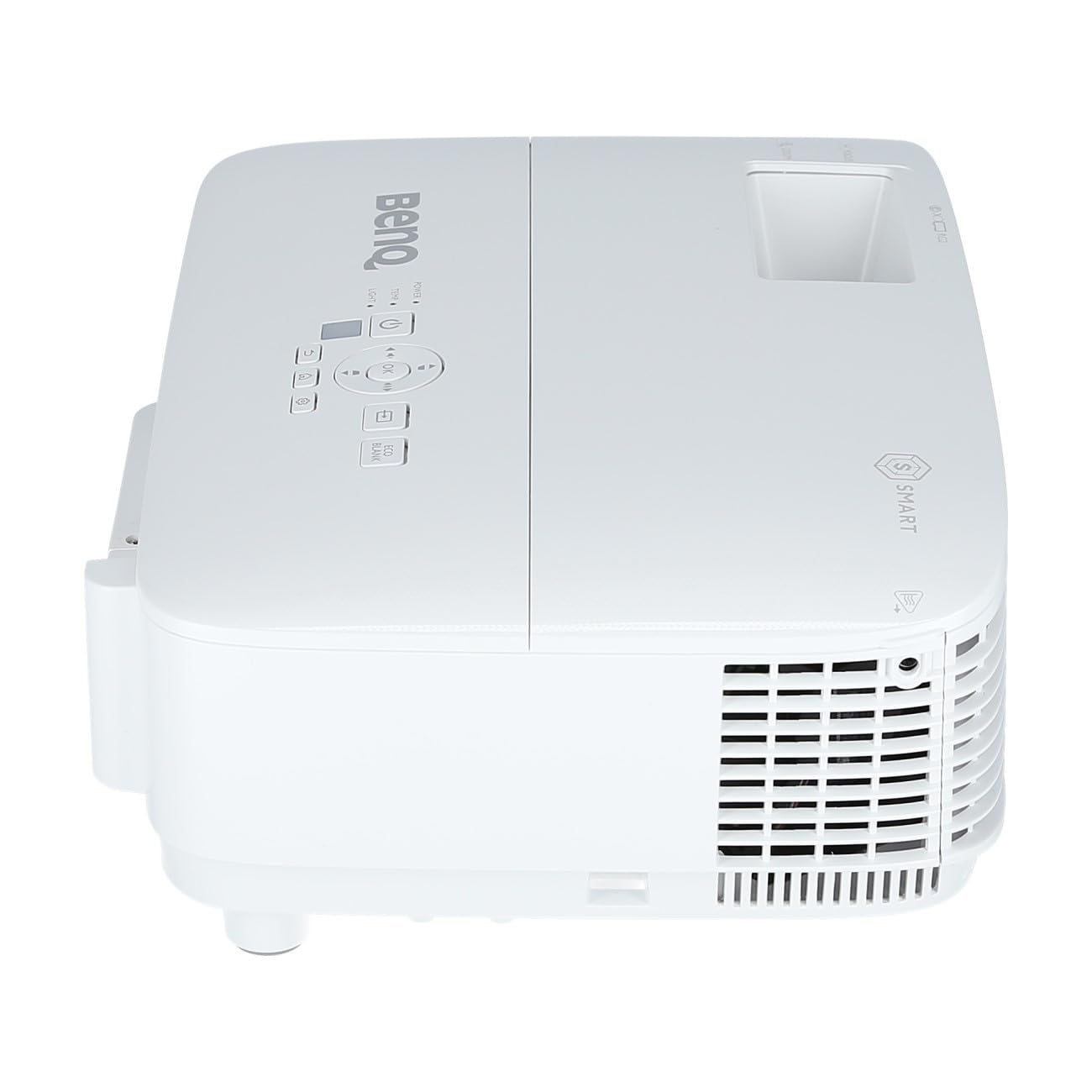 Benq Ew600 Wxga Wireless Android Smart Projector for Meeting Room, Dlp, 3600 Lumens, USB Reader, Pc-Free, Built-in Business Apps - White