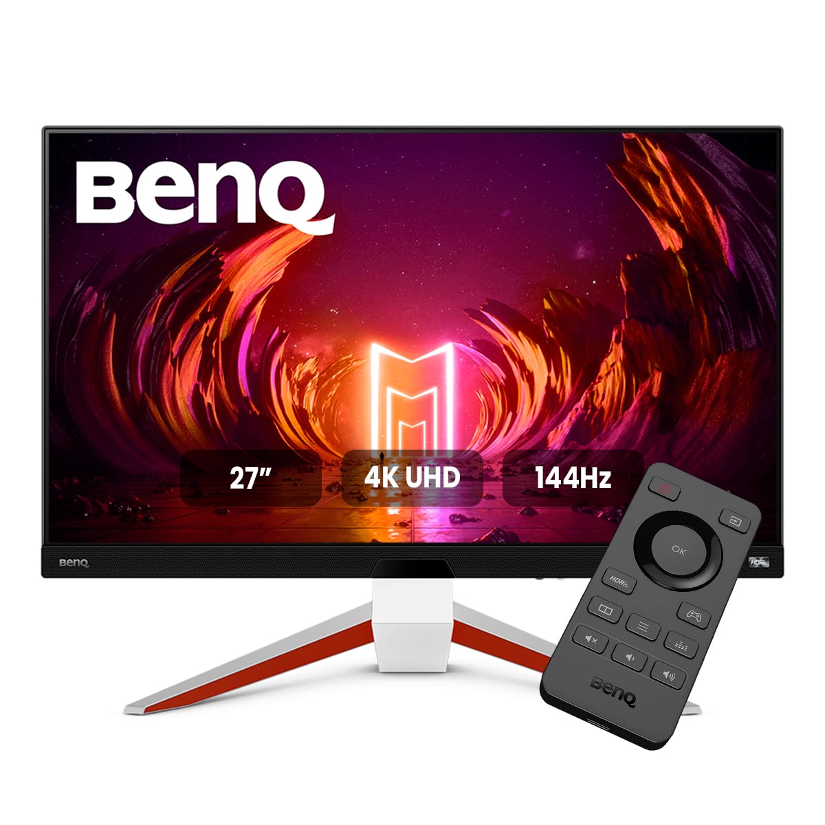 BenQ MOBIUZ EX270QM 27" QHD 240Hz 1ms MPRT IPS Gaming Monitor| |PS5 Compatible| 98% P3| FreeSync Premium Pro| VESA DisplayHDR600| treVolo Speakers (2.5W x 2)| HDMI 2.1| DP| USB 3.0Hub (Metallic Grey)