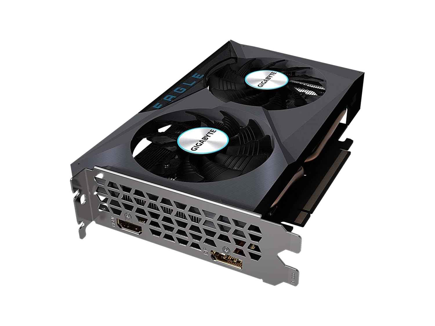 GIGABYTE GV-R65XTEAGLE-4GD Graphics Card, Radeon pci_e_x16 RX 6500 XT, Integrated with 4GB GDDR6 64-bit Memory Interface, WINDFORCE 2X Cooling System with Alternate Spinning Fans & Graphene Nano Lubricant