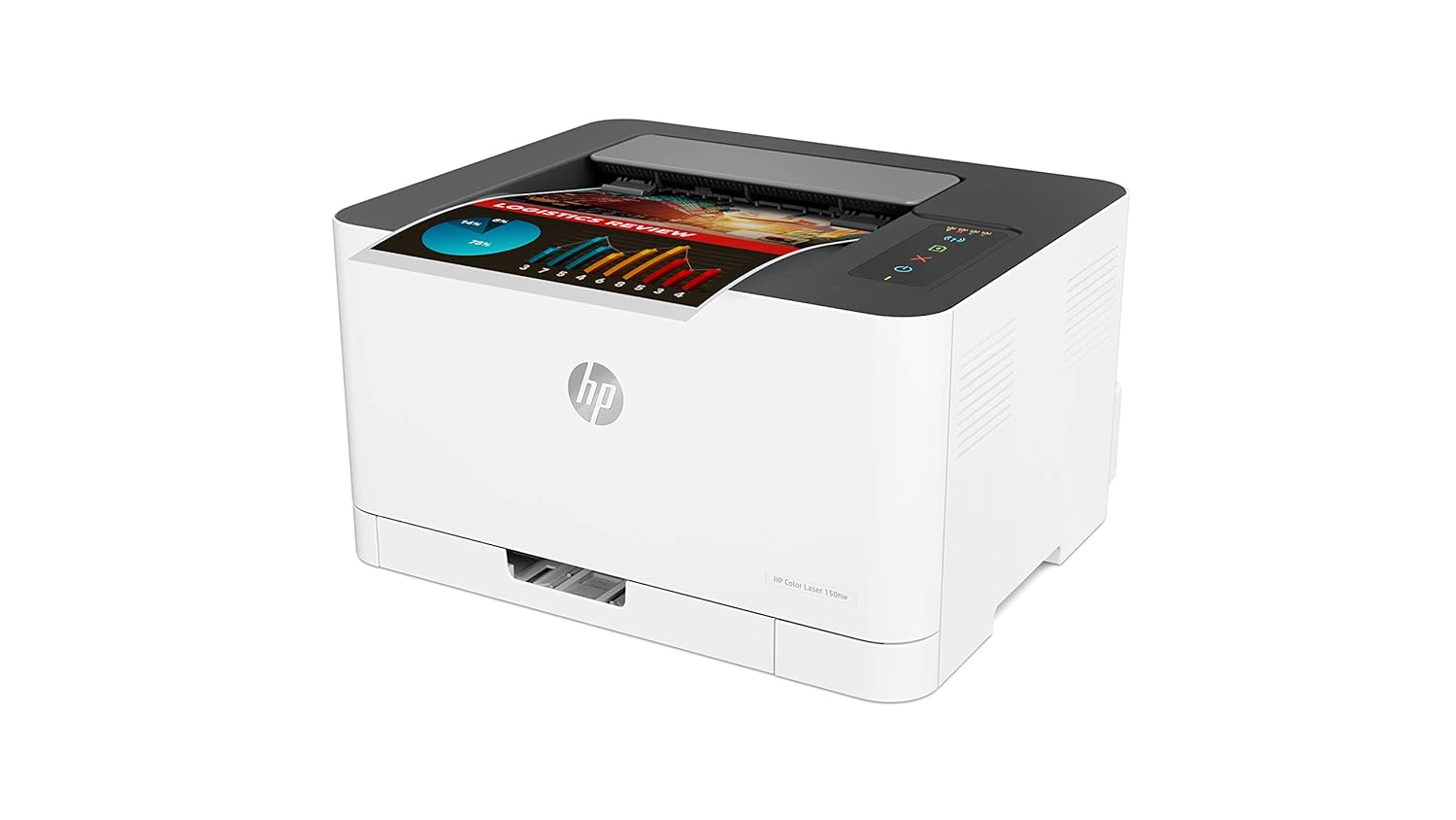 HP Colour Laser 150Nw Wireless Color Laser Printer with Built-in Ethernet and WiFi-Direct, Smallest Color Laser in Its Class, White - Zapnet.in